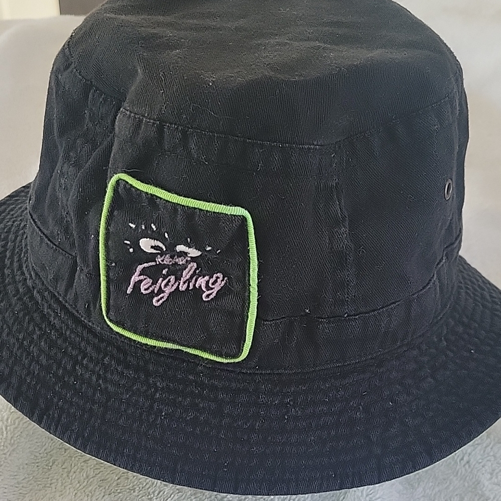 Vintage Kleiner Feigling Vodka  Bucket Hat With Pocket Logo. Size 60cm Or 23.5"